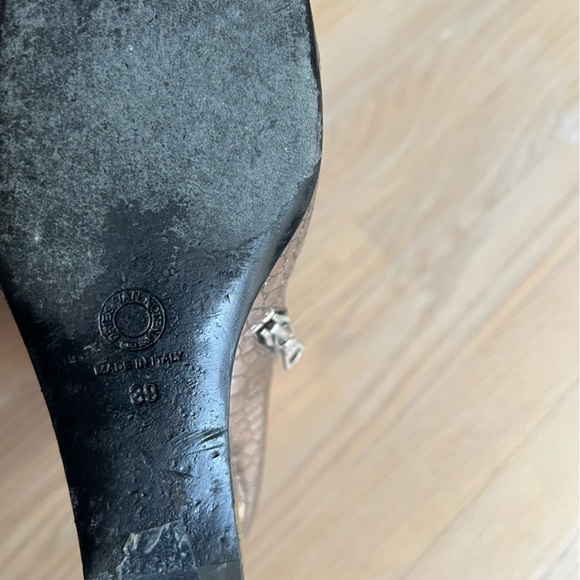 LAST CHANCE 9/23❕- DRIES VAN NOTEN Metallic Wedge Boot with unique cutout detail - Picture 2 of 11